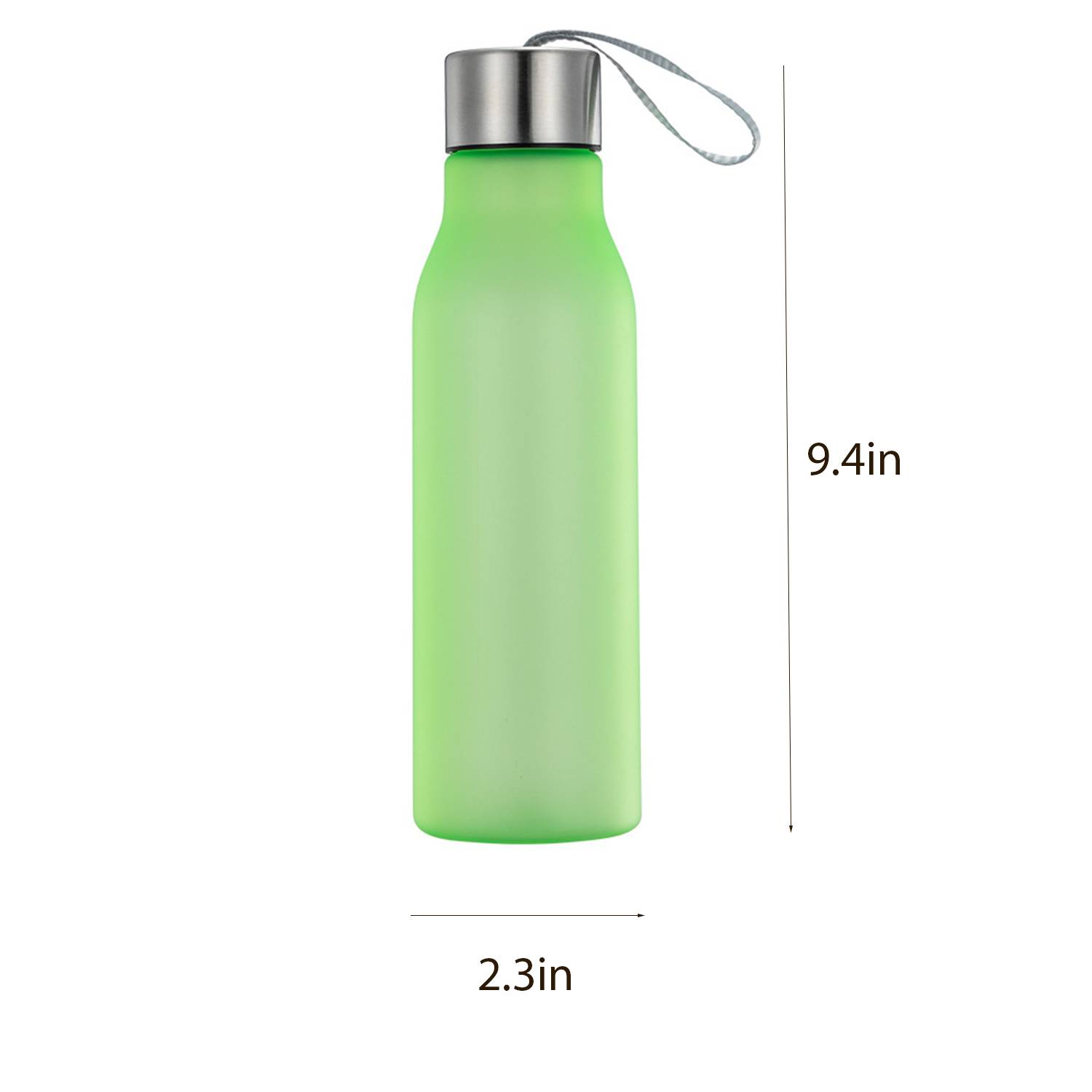 20 OZ Sling Plastic Mug Simple Portable Frosted 2