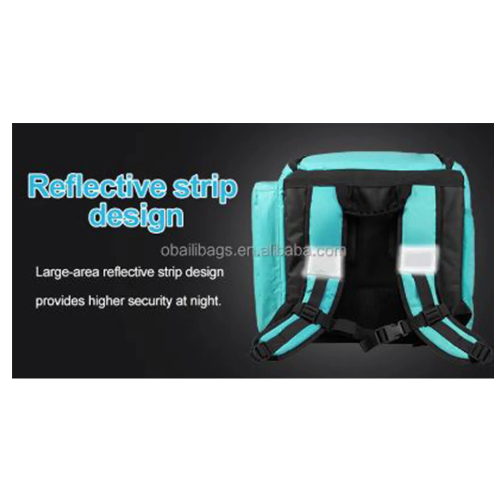 Custom Waterproof Meal Delivery Bag Box Cooler 9