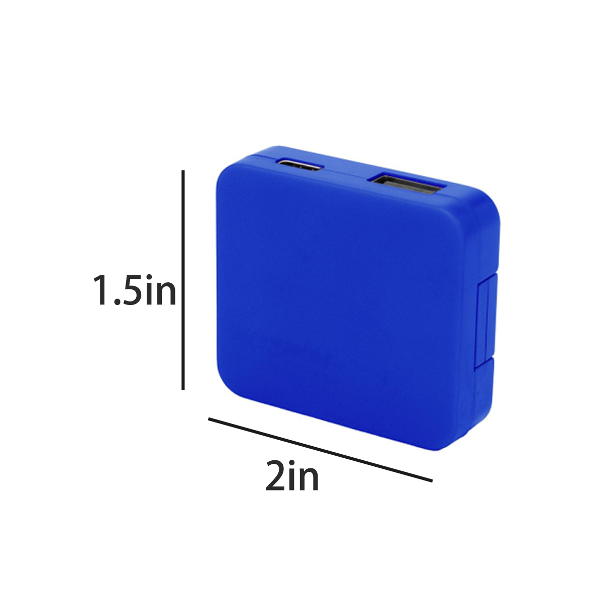 4-Port USB Hub with Flip Plug 4