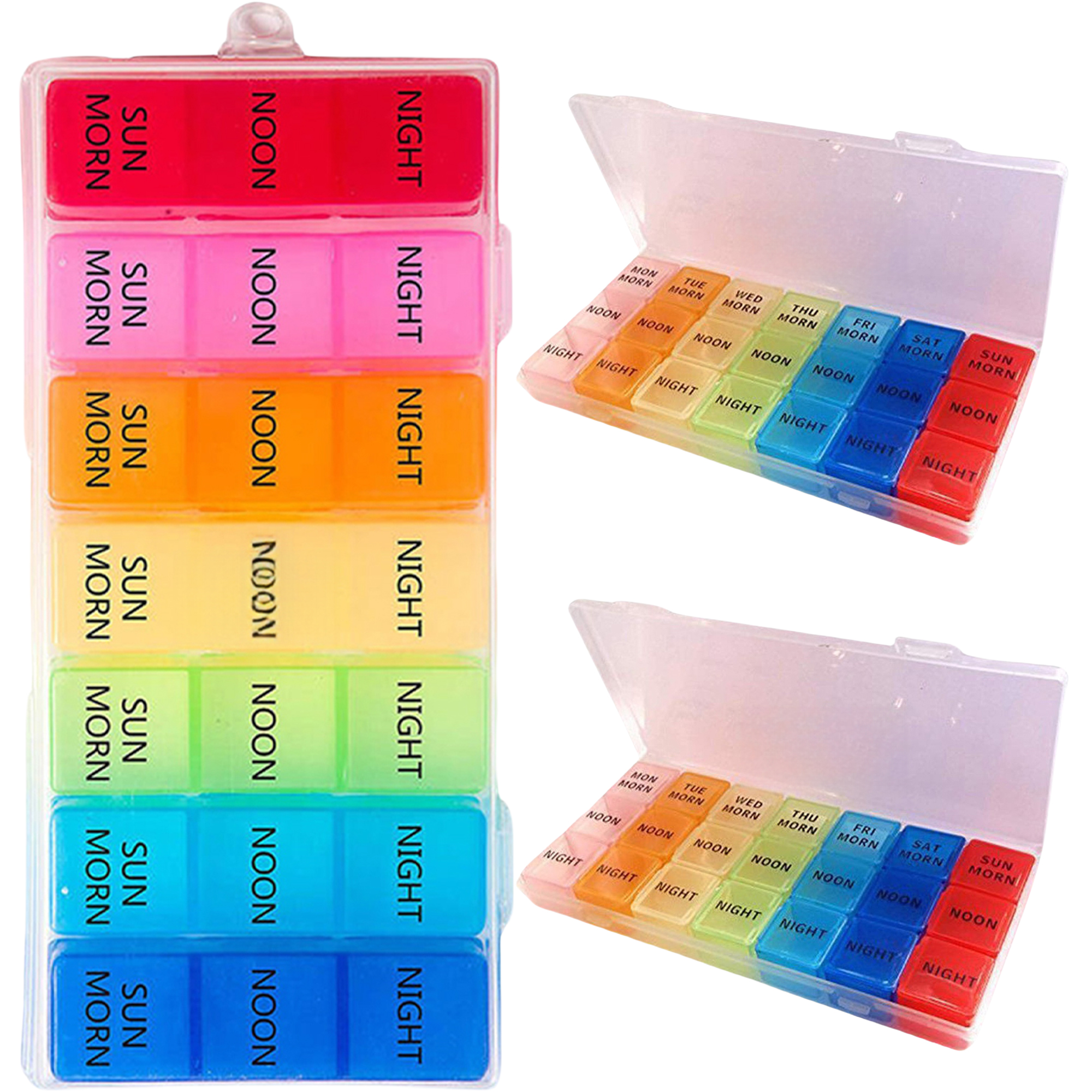 Pill Case Medication Reminder Travel Container MOQ20 2