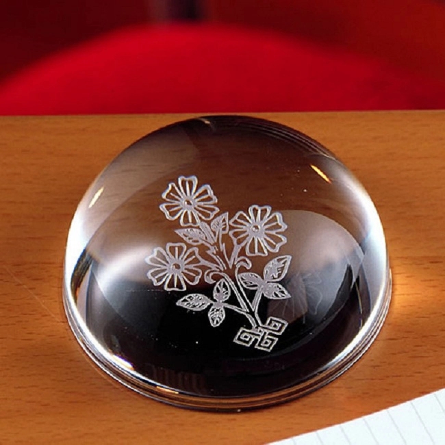 Crystal Dome Paperweight 6