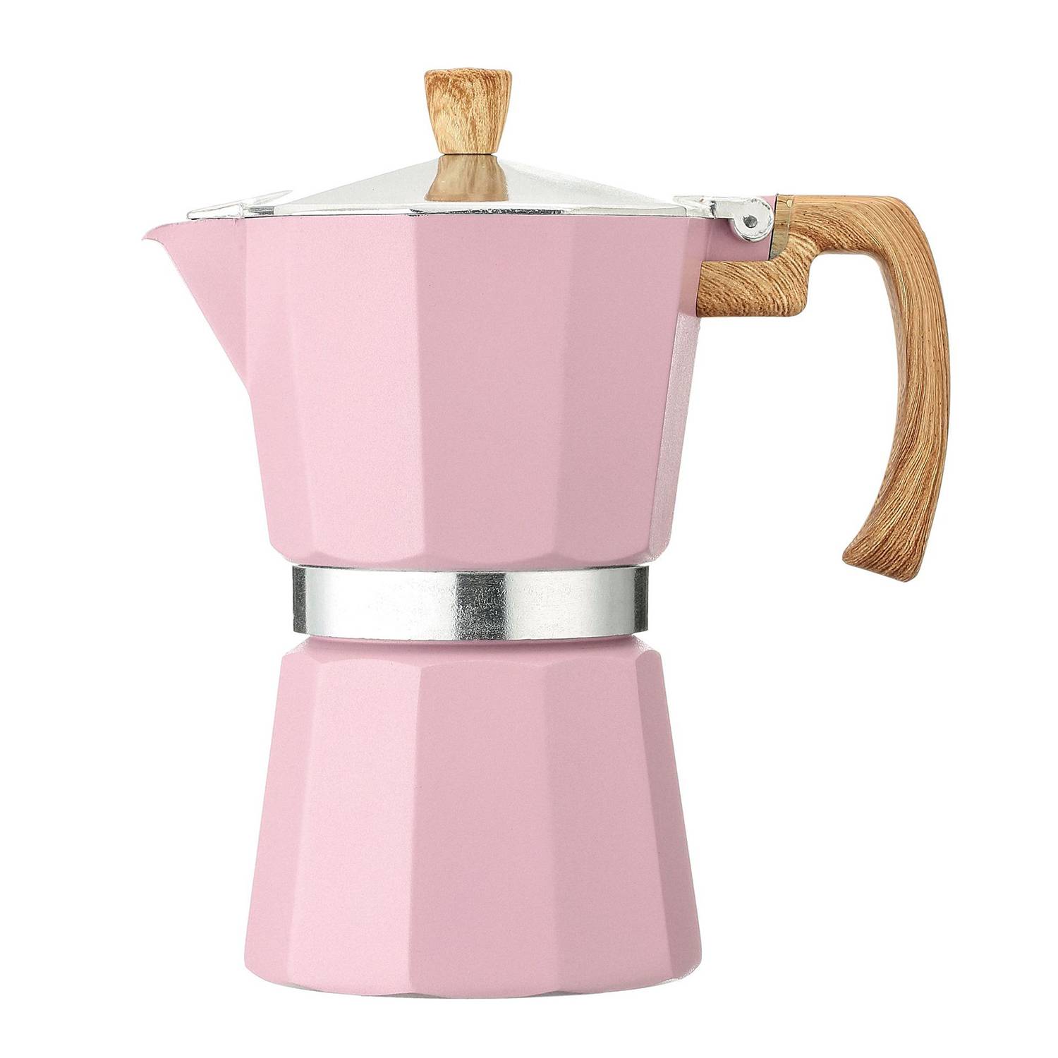 10oz Octagonal Aluminum Coffee Pot 6