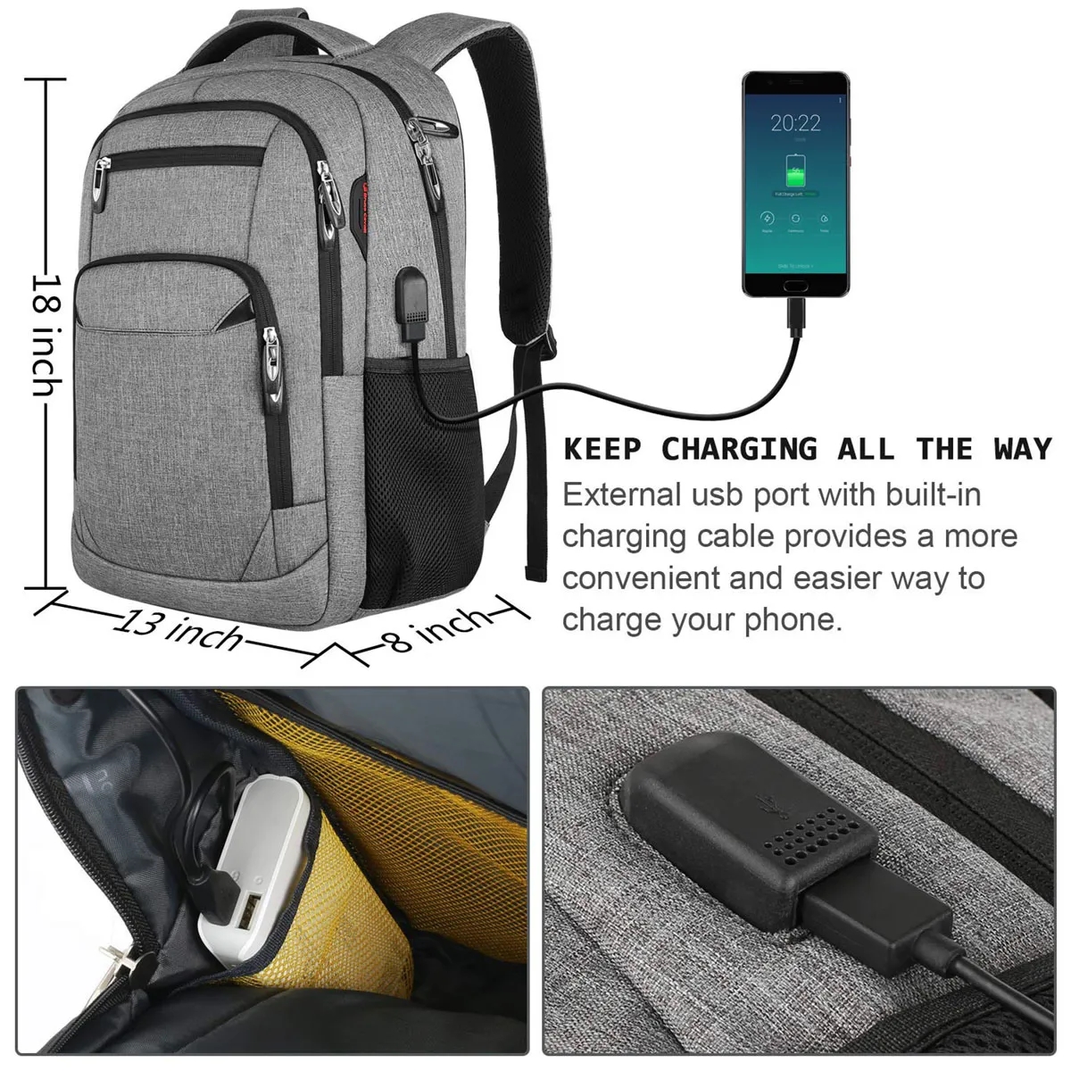 Travel Laptop Backpack 5