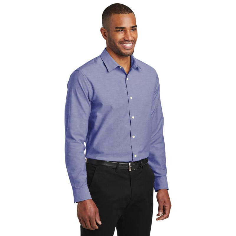 Port Authority Slim Fit SuperPro Oxford Shirt. 3
