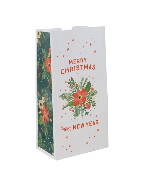 Christmas Scatter Design 3 SOS Paper Bag (5" x 9.75" x 3.125") 2