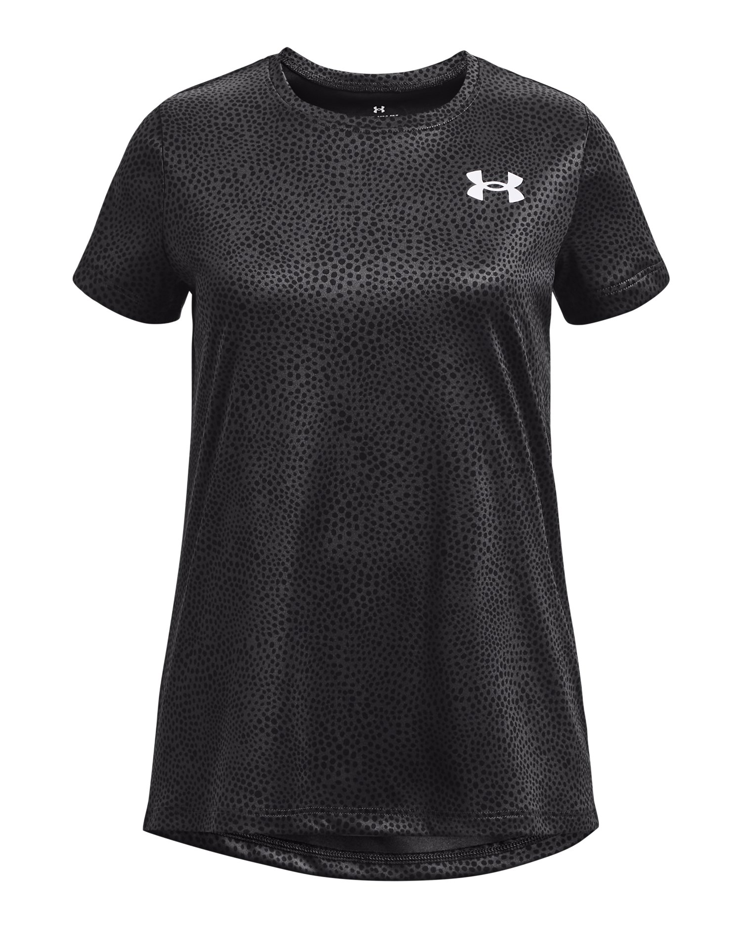 Girls' UA Tech Printed Short Sleeve  2