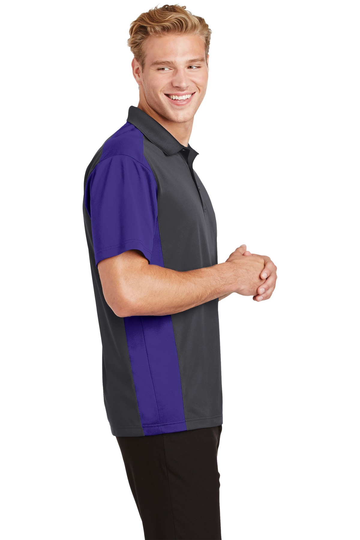 Sport-Tek Colorblock Micropique Sport-Wick Polo. ST652 31
