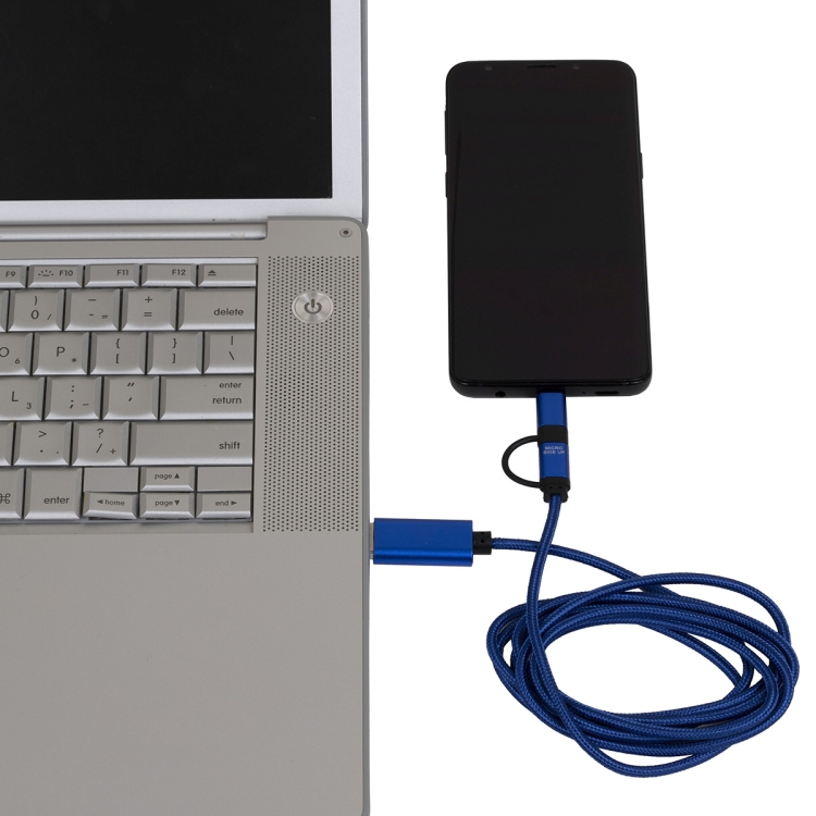 "OSLO" 5-in-1 Braided 6 Ft. Long Cell Phone Charging Cable 22