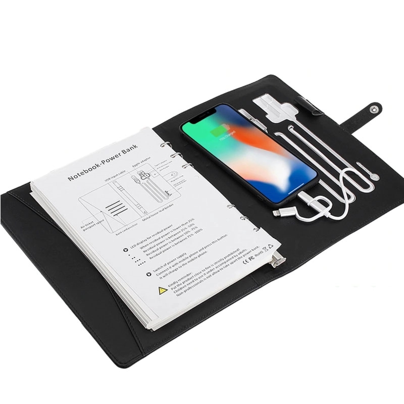 Tech Loose-leaf Notebook with Charger 2