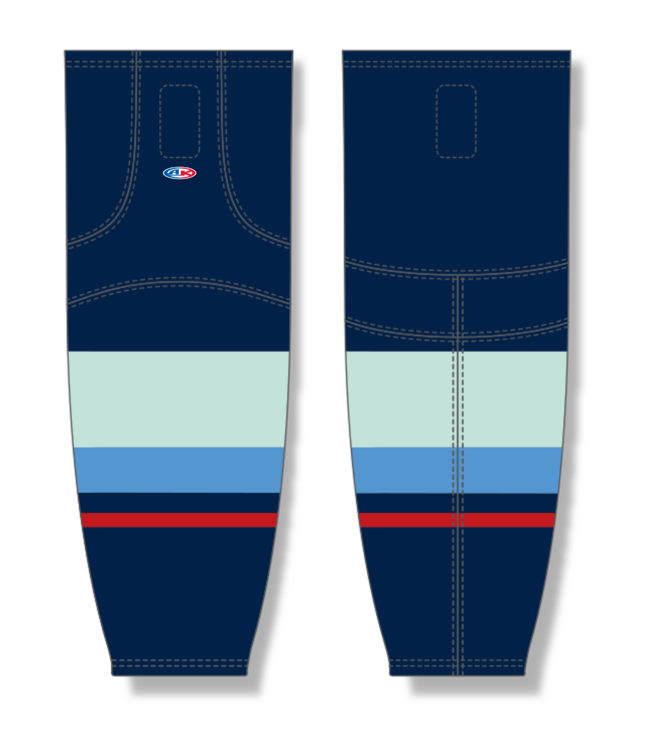 Cut & Sew Pro Hockey Socks HS2100-G105 3
