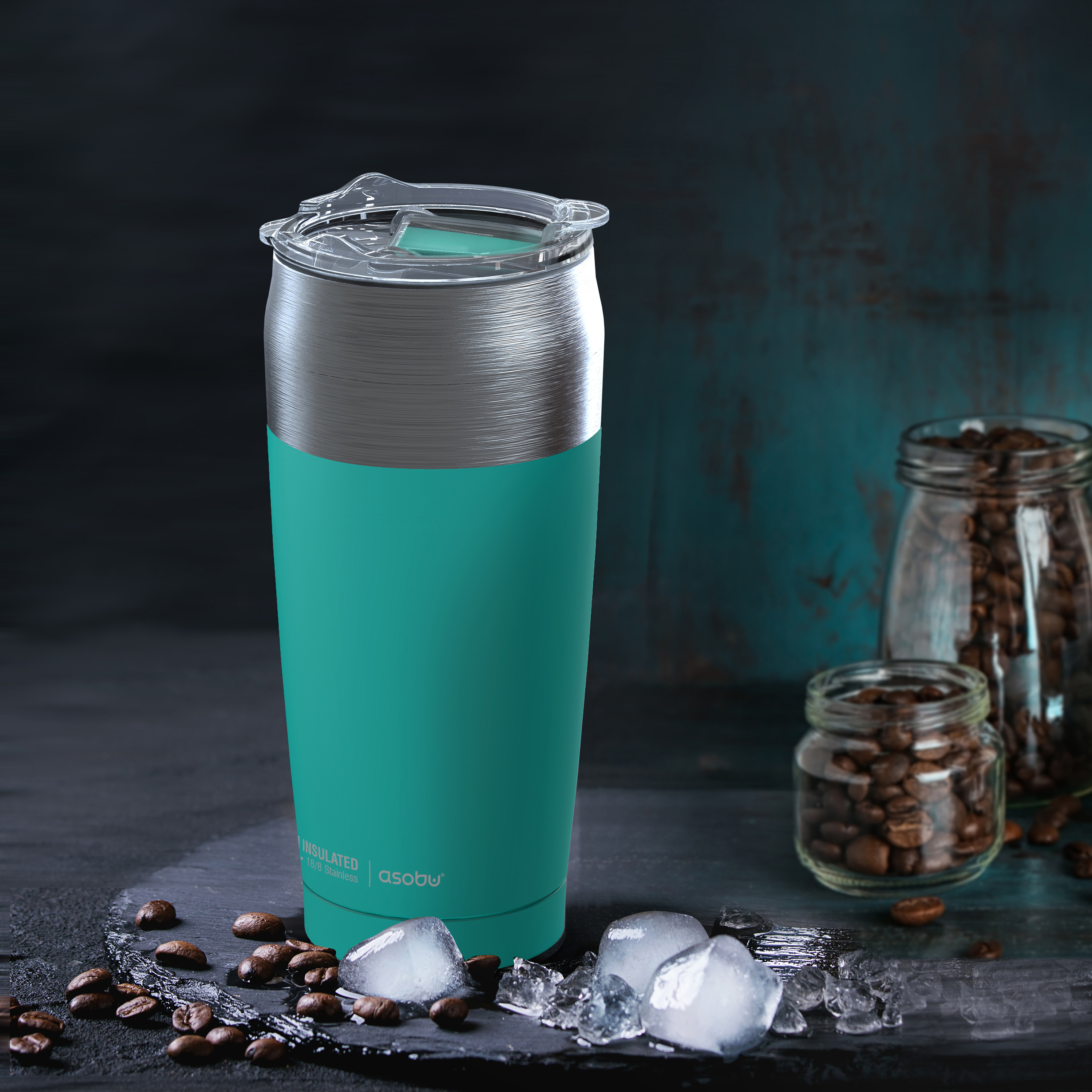 Asobu 20 Oz. Tied Tumbler Vacuum Insulated Travel Mug 17