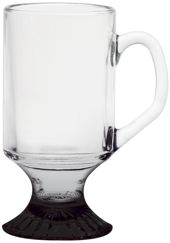10 oz. Irish Coffee Mug - Deep Etched 18