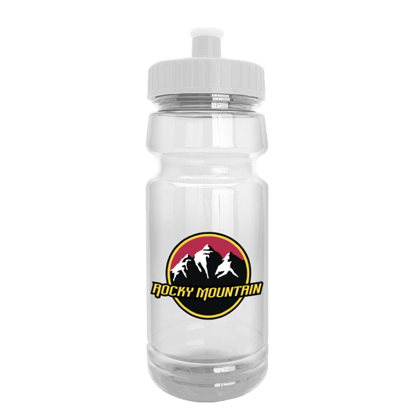 Wheely 24oz Transparent Bike Bottle w/Push-Pull Lid 25