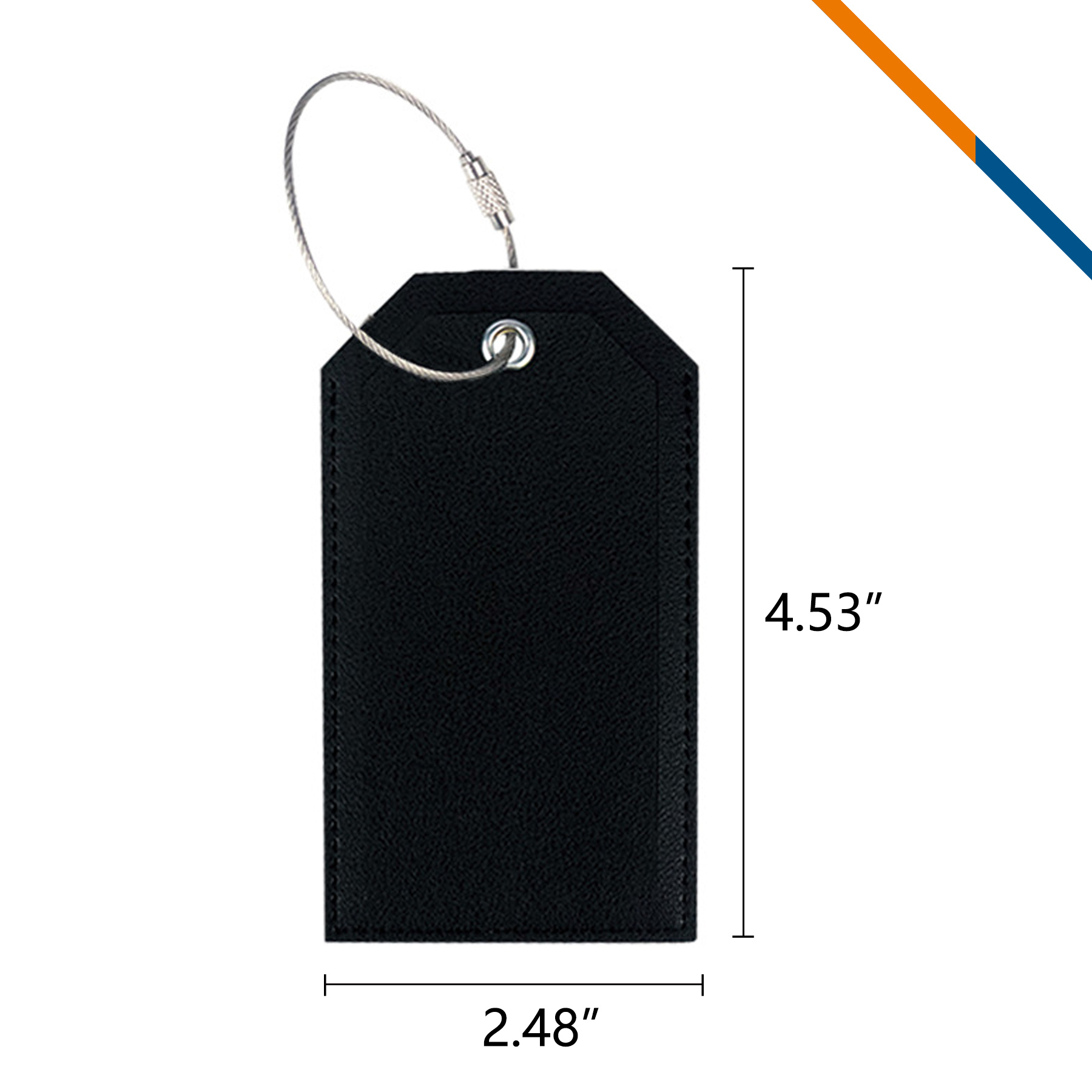 Glimpse PU Leather Luggage Tag 8