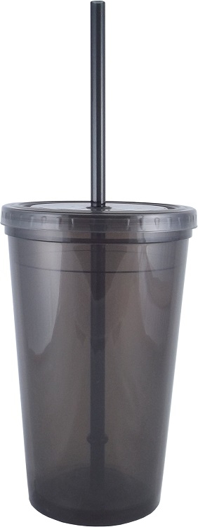 16 oz "Bolero" Polypropylene Double Wall Plastic Tumbler