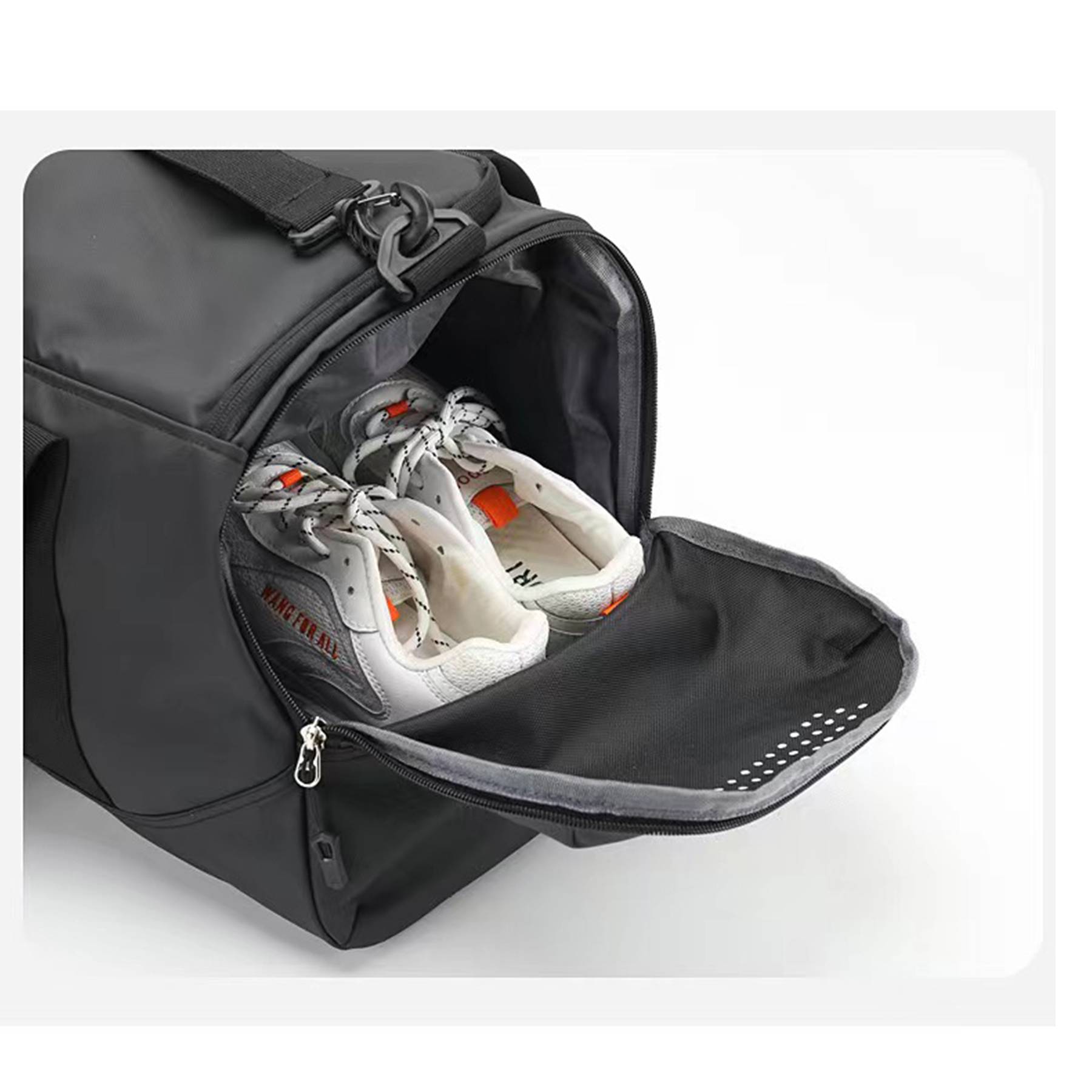 Gym Duffel Bag with Shoes Compartment and Wet Pocket 7