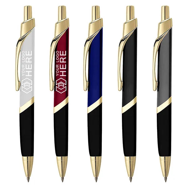 Metal Gold Tri Grip Pen 2