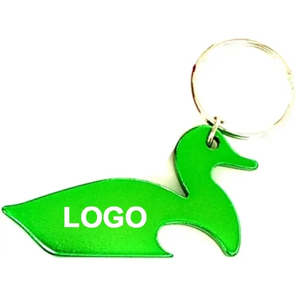 Duck Aluminum Bottle Opener Key Chain 1