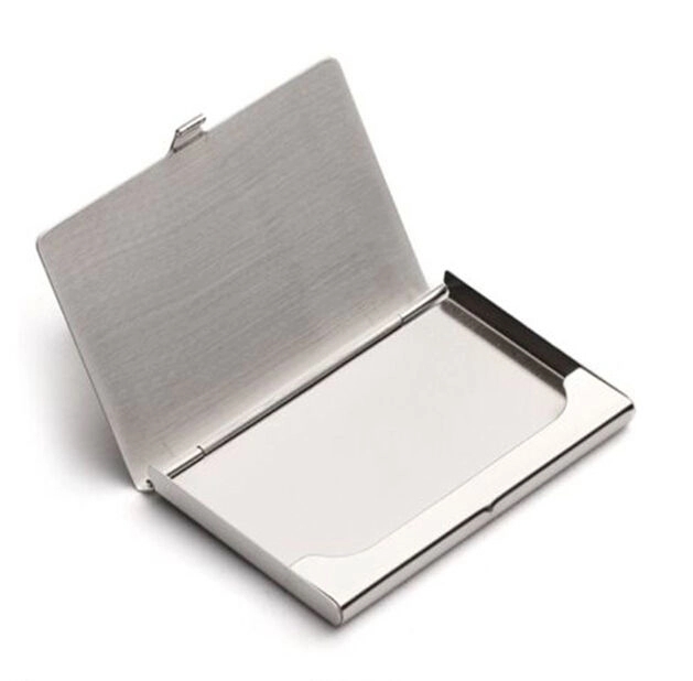 Polished Steel Engraved Business Card Holder 3
