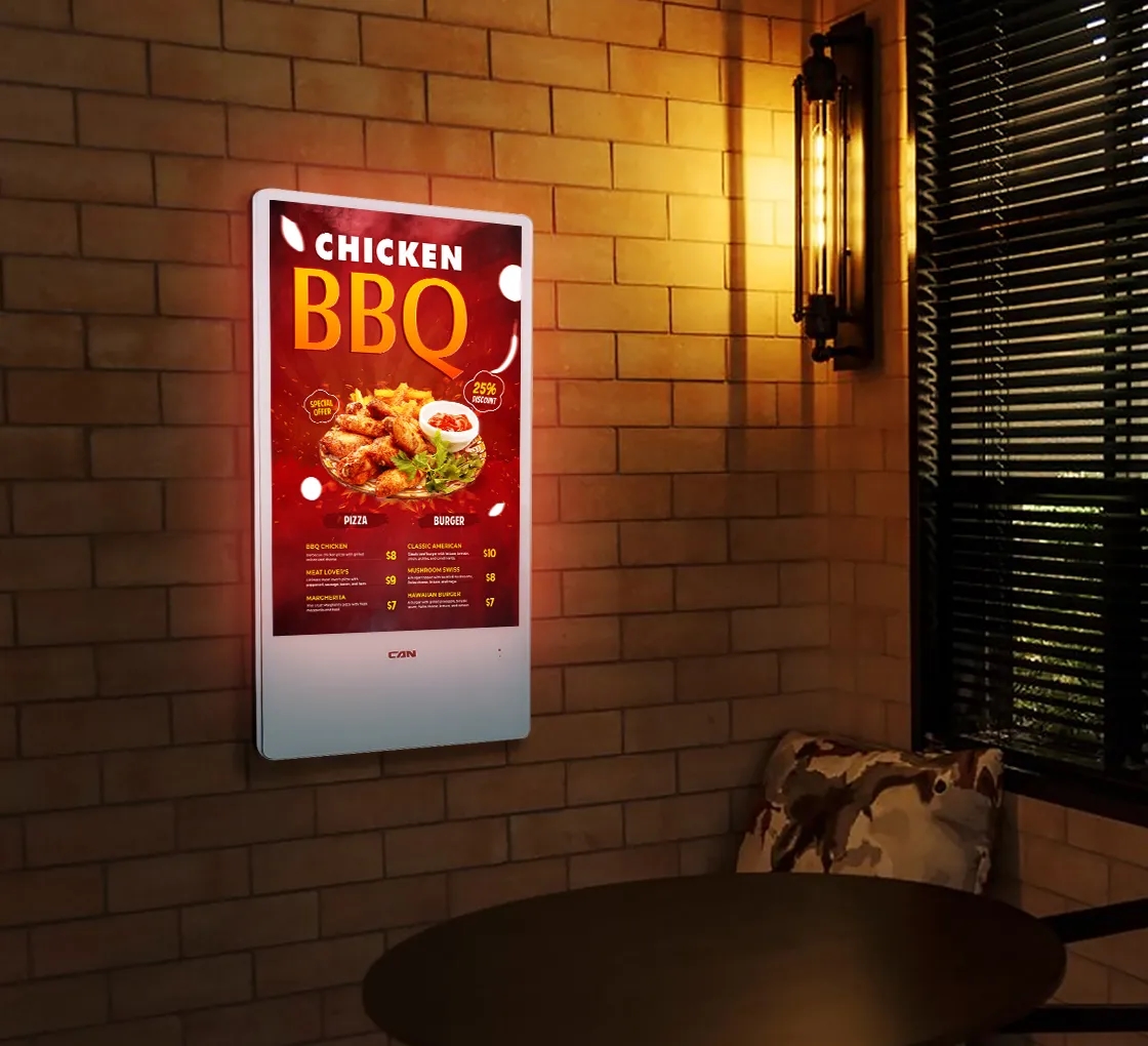 Portable LED Wall Mount Digital Display Signage 32Inch 7