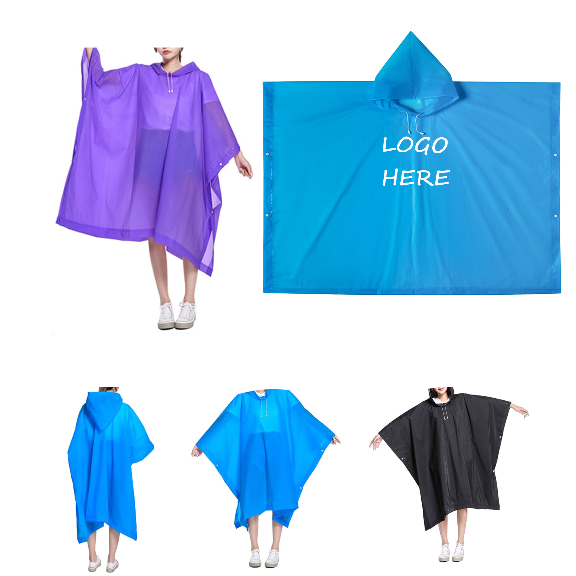 Eva Adult Poncho Raincoat 3