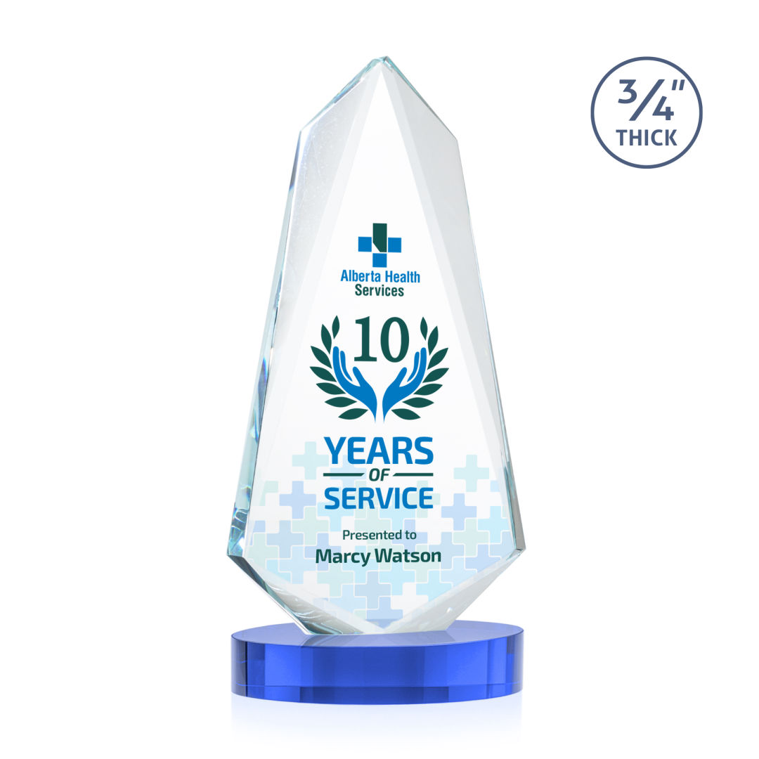 Sheridan VividPrint™ Award on Alberton Base - Sky Blue 1