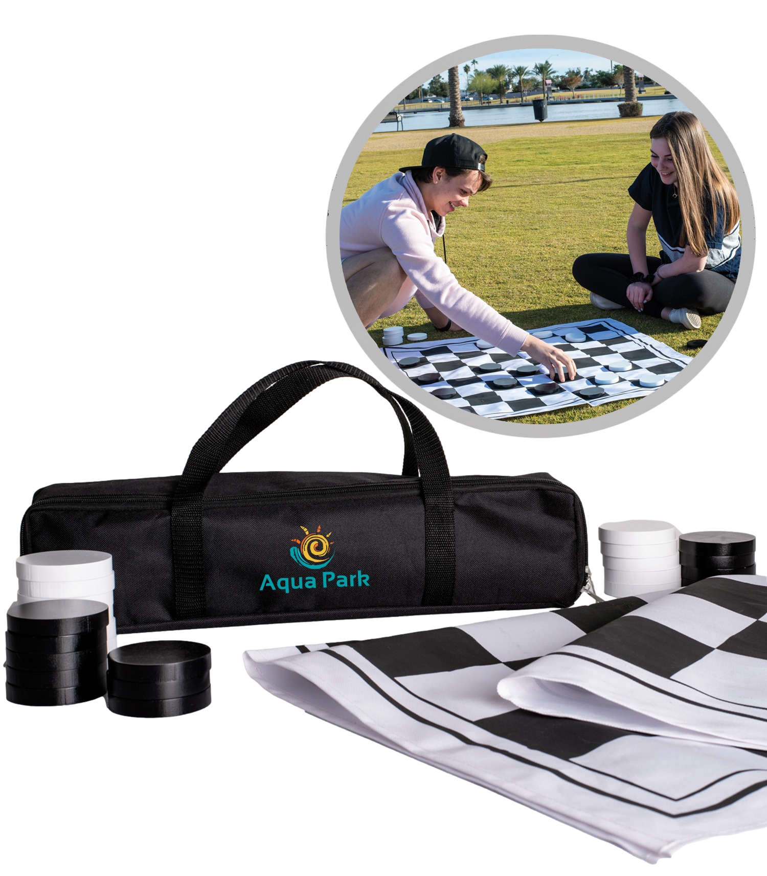 Giant Checkers Game