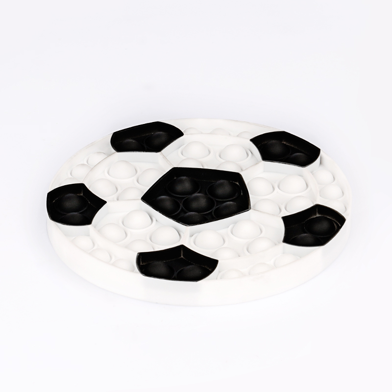 Football Shape Push Pop Bubble Fidget Silicone Stress Reliever Toy for Kids/Adults/Children 3
