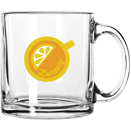 Glass Coffee Mug 13 oz. 22