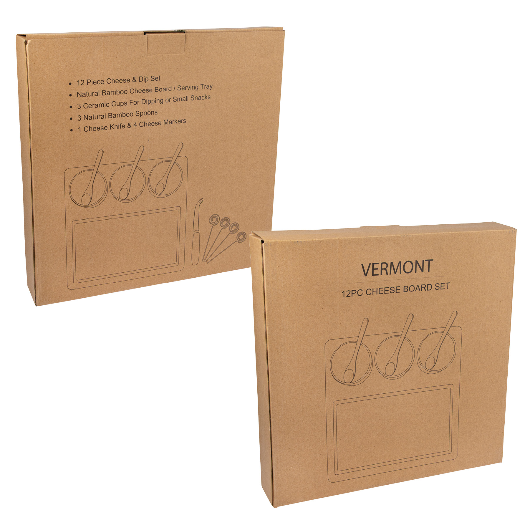 Vermont 12-Piece Cheese Set 6