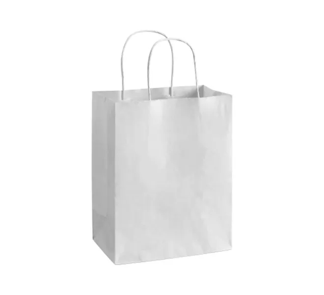 White Paper Shopping Bags 3