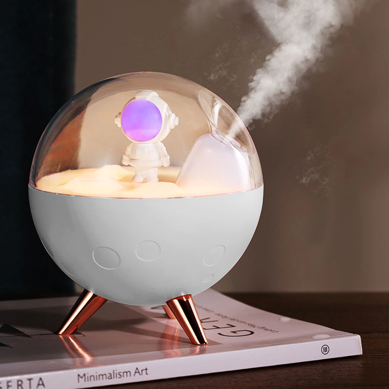 Astronaut Led Night Light 350Ml Humidifier 2000Mah 3
