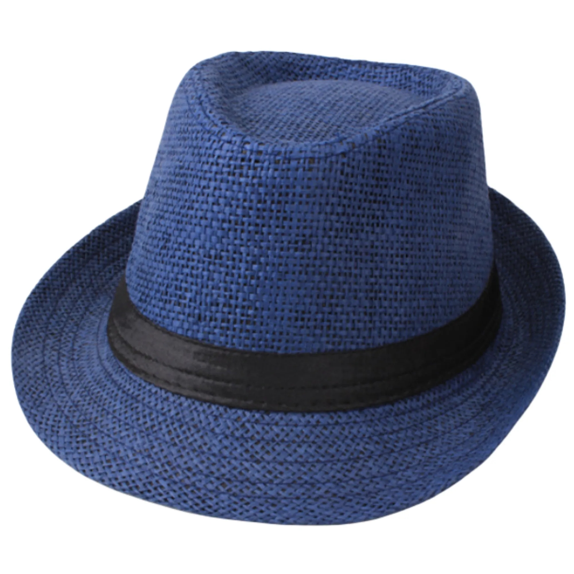 Natural Straw Fedora Hat 8