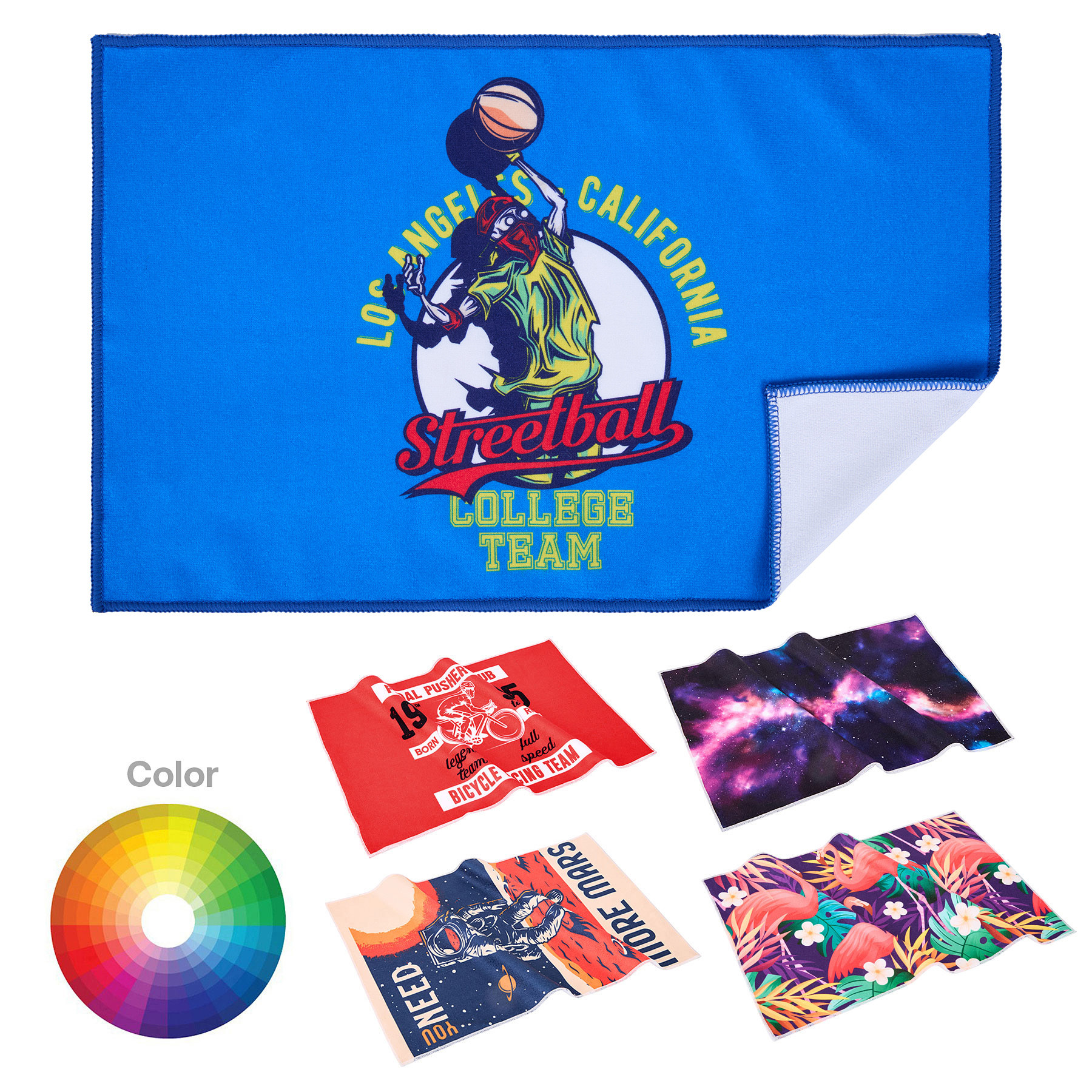 400GSM Sublimated Rally Towel 11" X 18" 2