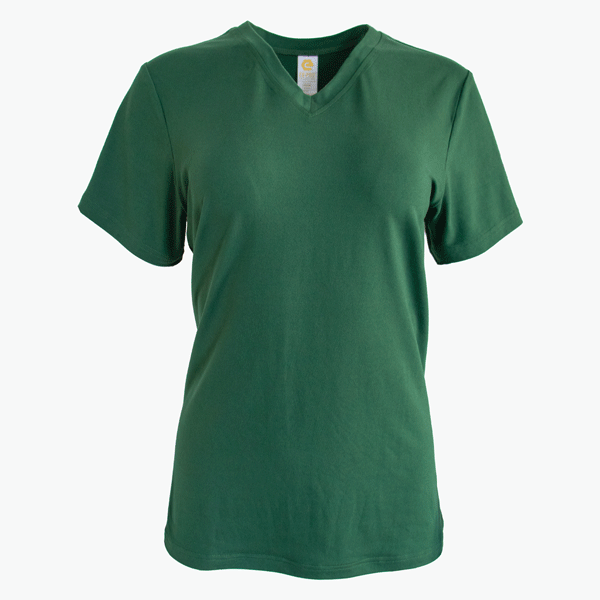 #V171 / Velvet Jersey Women's V-Neck Tee 8