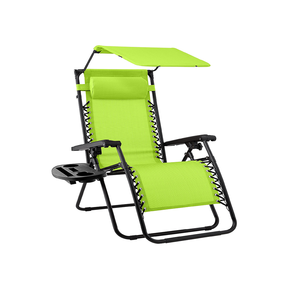 Zero Gravity Lounger with Canopy Shade 10