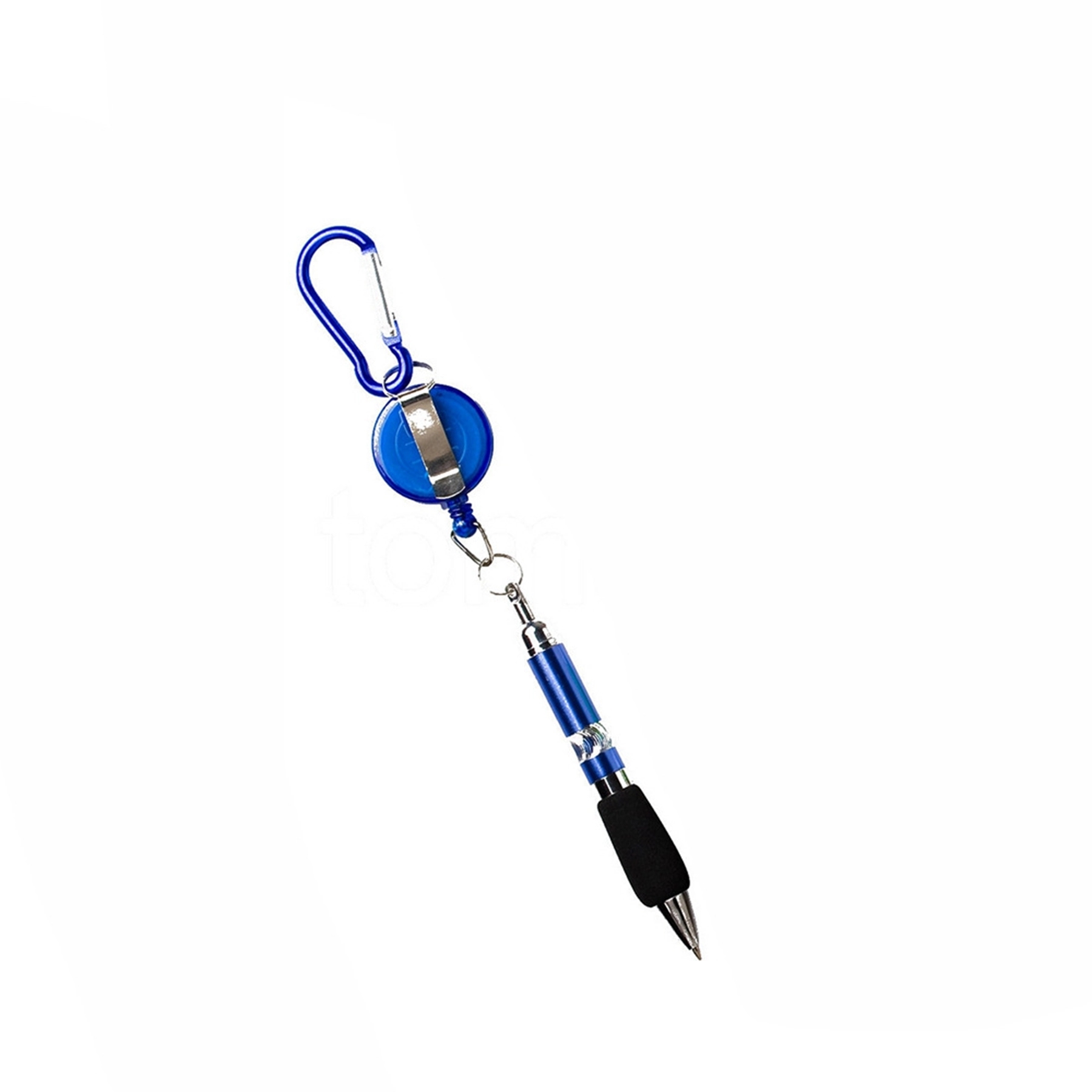 Badge Reel Retractable Pen with Carabiner 4