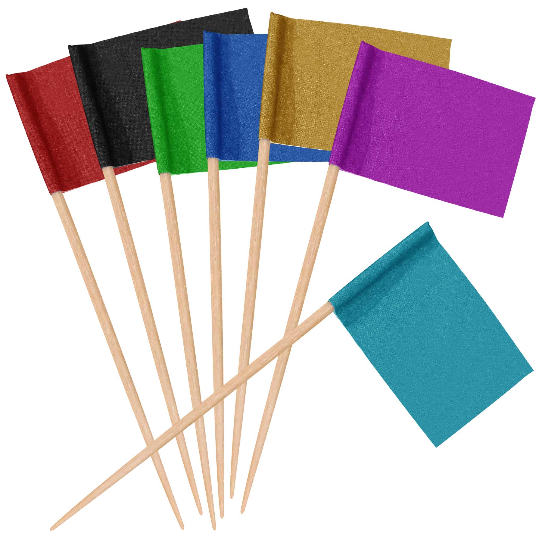 Fruit Salad Bamboo Toothpick Flags 1