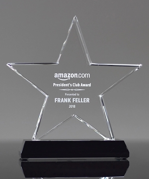 Crystal Star Award - Black Base 4