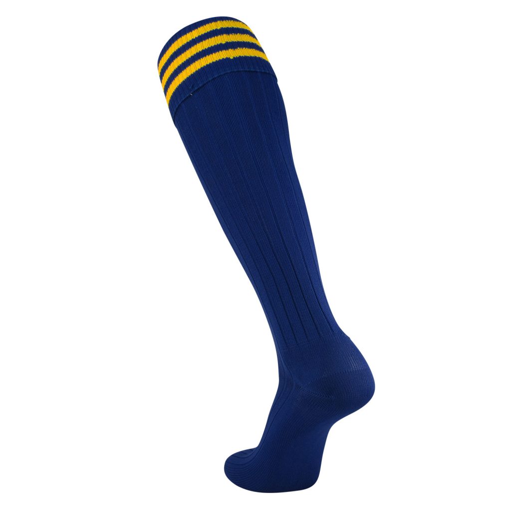 European Striped Soccer Socks Fold Down Top 15