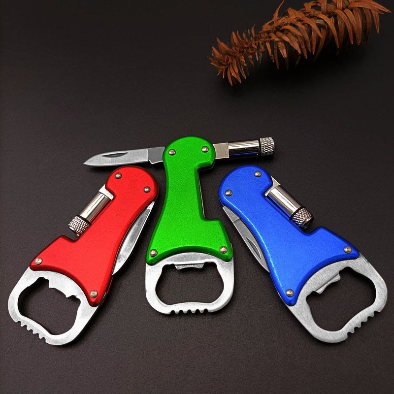 3 In 1 Bottle Opener With Knife & LED Flashlight 2