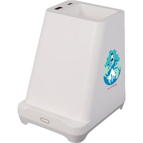 Desk Mate Organizer with Bluetooth Speaker and Hub 57