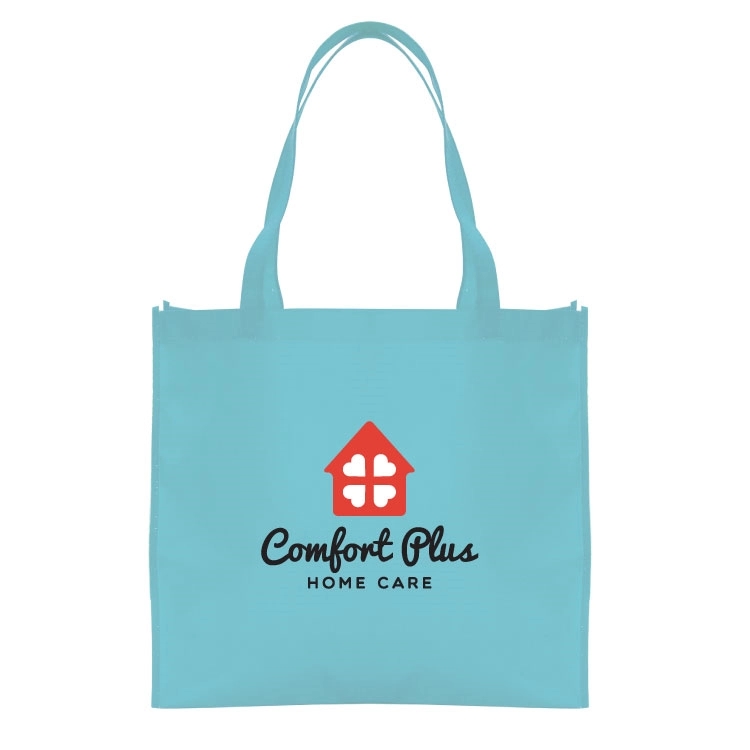 COSMO LARGE MATTE LAMINATED TOTE 4