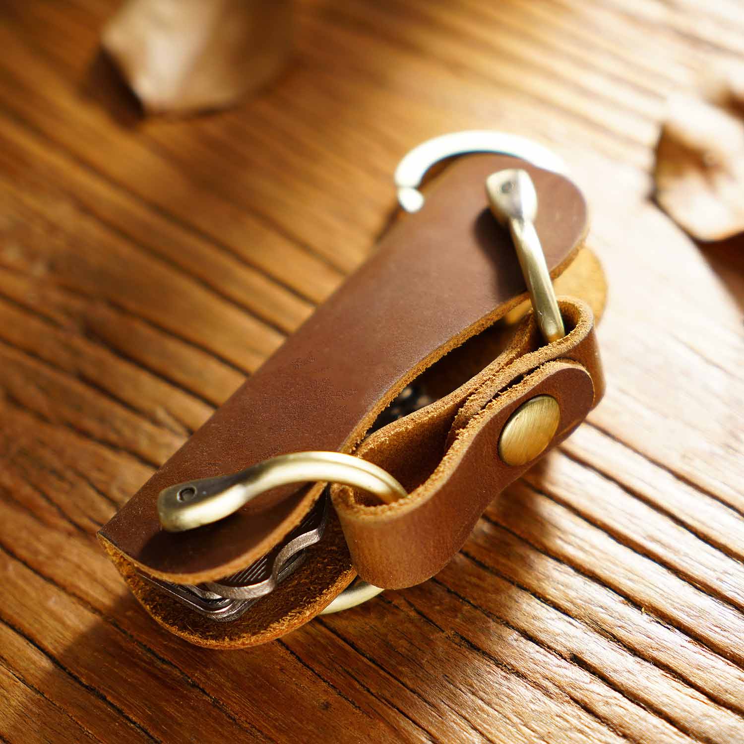 Leather car key case 3