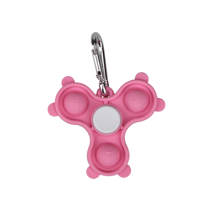 Popper Fidget Finger Spinner keychain 12