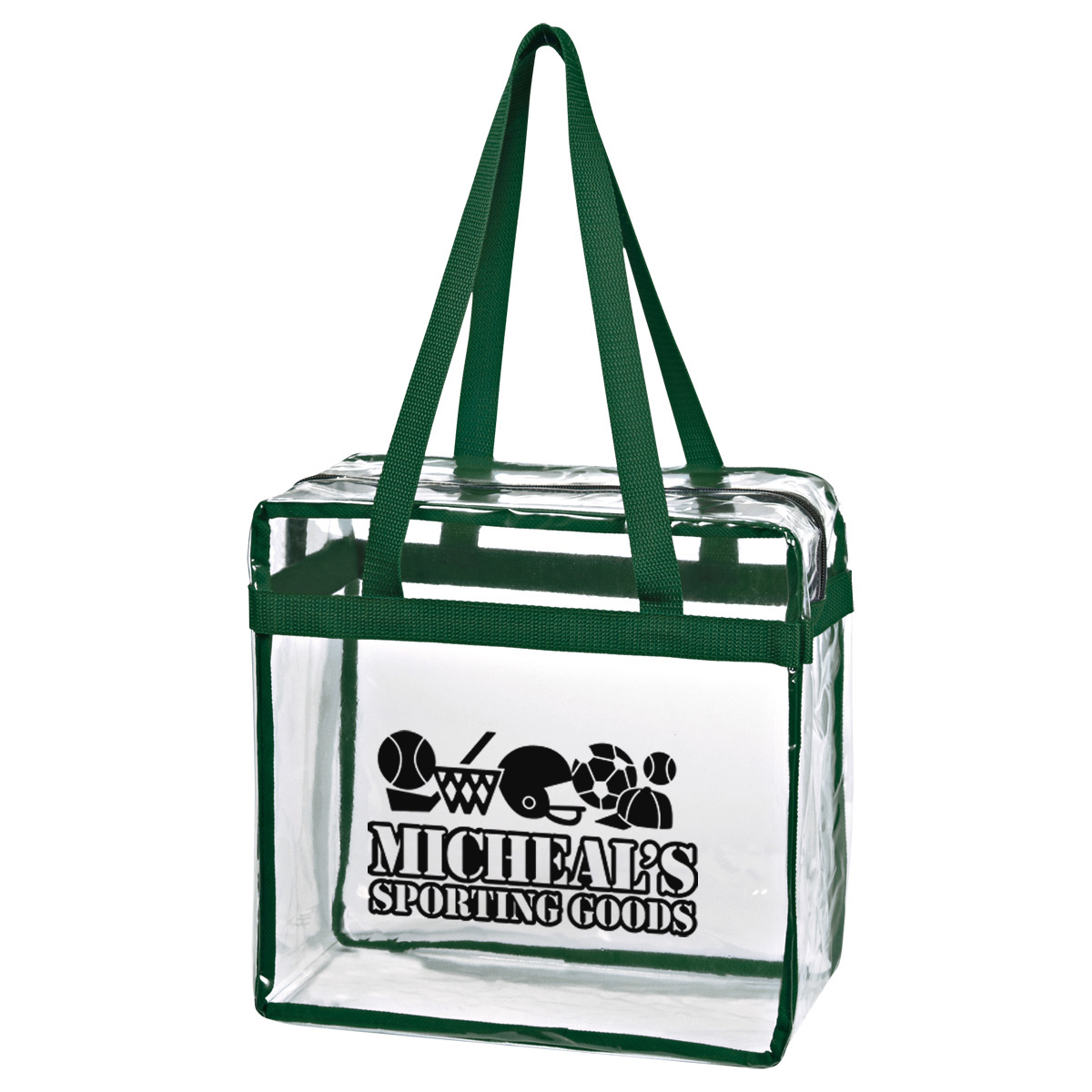 Clear EVA Tote Bag With Zipper 12