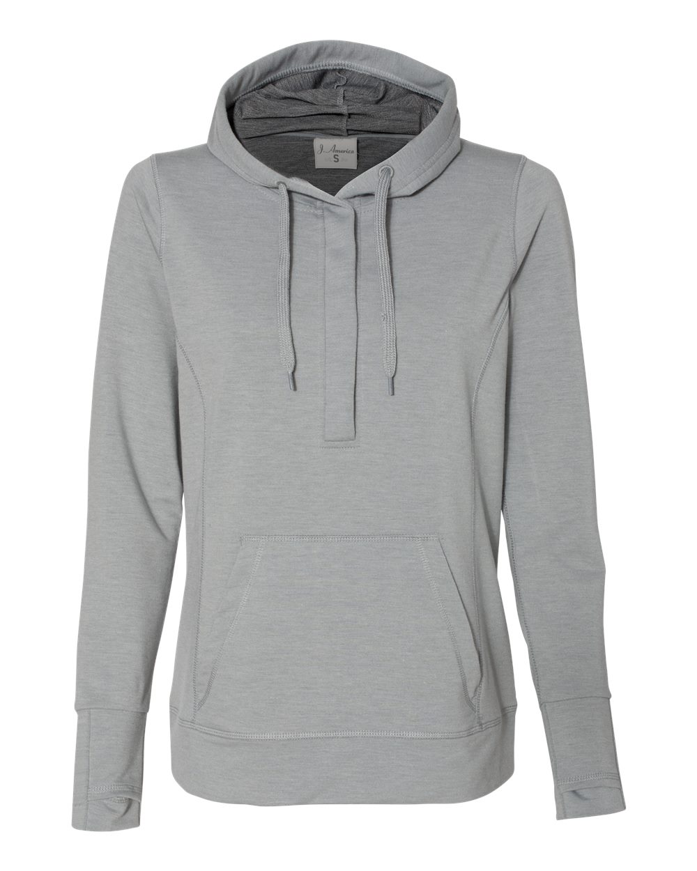 Women's Omega Stretch Snap-Placket Hooded Sweatshirt - 8431 17