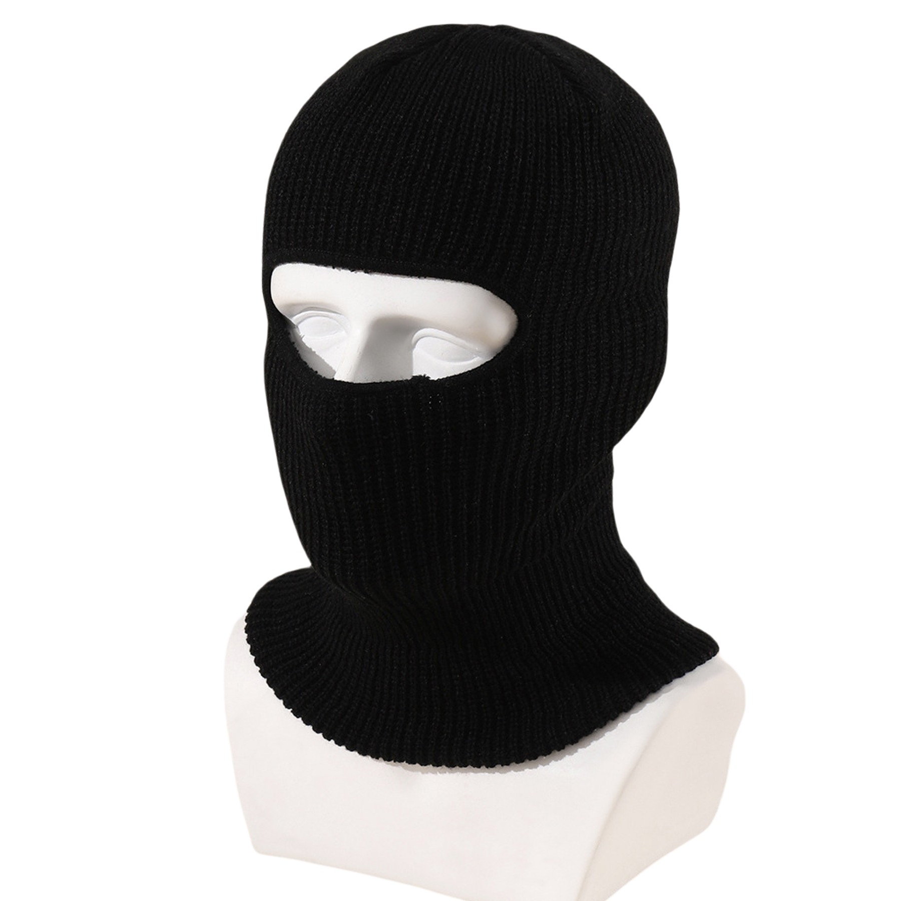 1 Hole Ski Mask Knitted Face Cover 2