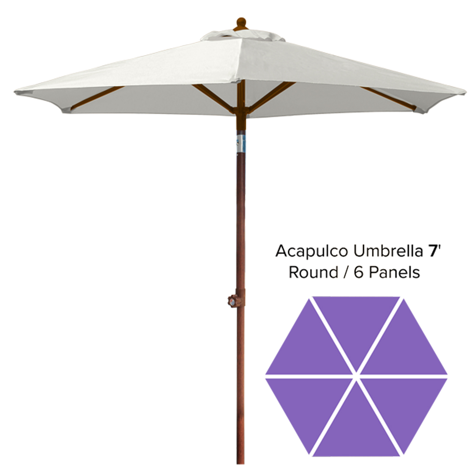 Acapulco Commercial Grade Market Umbrella