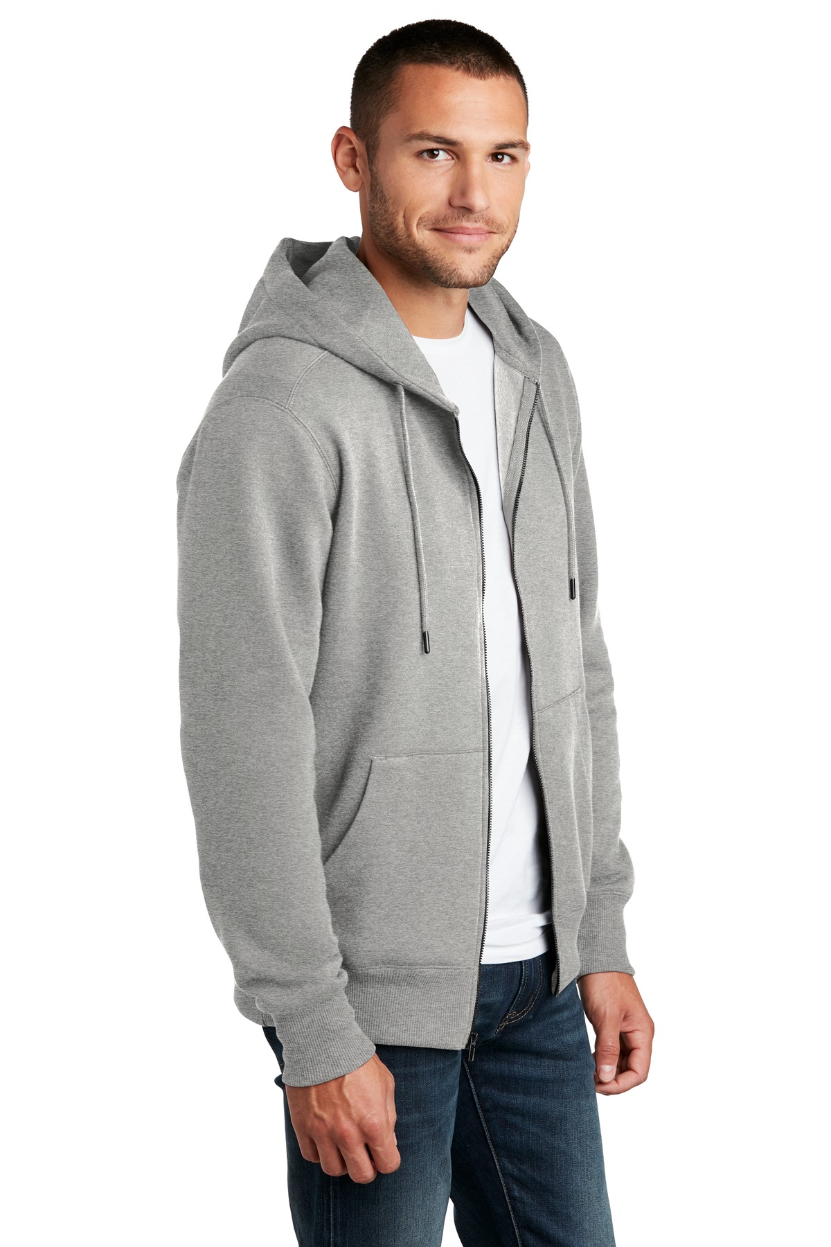 District® Perfect Weight Fleece Full-Zip Hoodie 4